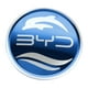 thumbnail image 5 of Etiqueta Engomada Del Emblema Del Volante Del Coche Accesorio Interior De Metal Para Byd Azul, 5 of 5