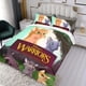 thumbnail image 3 of Gatos Guerreros Conjunto de sábanas temático, trío de piezas, cómodo y amigable con la piel, diseño único, regalo de decoración para el hogar para familiares, amigos y fans,140cm *210cm, 3 of 6