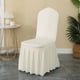 thumbnail image 1 of Xiao Hua Funda Beige para Silla de Comedor -2 Piezas, 17.72 X 17.72 X 37.4 Pulgadas, Funda de Silla con Borde de Falda Completo Elástico en 4 Direcciones, Adecuada para Sillas sin Brazos,, 1 of 5