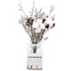 thumbnail image 4 of Maceta De Cristal, Florero, Maceta De Flores Secas, Contenedor De Terrario, Mesa De Salón, Flor De Cinta Blanca, 4 of 5