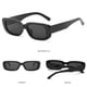 thumbnail image 2 of Gafas de sol IKANOO Retro Rectangle Y2K 90's UV400 negras, 2 of 7