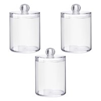 Magideal - Paquete De 3 Dispensadores De Soporte Qtip Para Bolas De Algodón, Bastoncillos De Algodón, Almohadillas De Algodón, Hilo , Tarro De