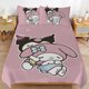 thumbnail image 1 of Kuromi & My Melody Duvet Cover Set 3 Piece Bedding Set Double Sided Printing Decorative Comforter Cover Set, 1 of 5