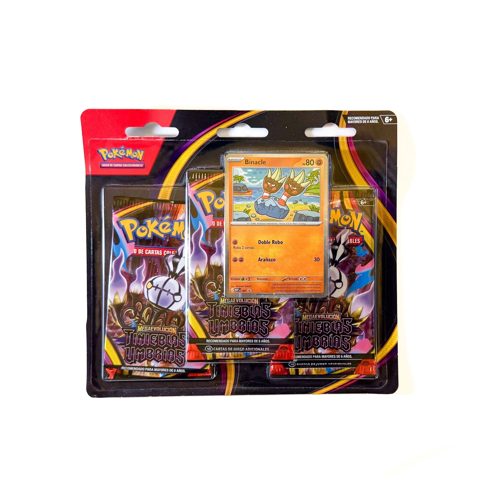 3 Pack de sobres Pitch Black Español