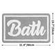 thumbnail image 5 of 1pc Absorbent Non-Slip Bathroom Mat - Soft Plush Rug for Home and Bathroom - Machine Washable and Thickened Door Carpet - Perfect for Home Decor and Comfort, 5 of 5