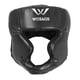 thumbnail image 1 of Cascos de boxeo, entrenamiento MMA, cascos muay thai acolchados, kickboxing, , artes marciales, karate, cascos de taekwondo , negro l negro grande, 1 of 5