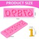 thumbnail image 2 of OBTANIM Silicone Number 09 3D Embossed Fondant Chocolate Mold, 2 of 3