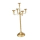 thumbnail image 4 of Candelabro De 5 Ramas Candelabro Para Salón Elegante Dorado 23x63cm, 4 of 5