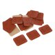 thumbnail image 1 of 20pcs etiquetas de cuero de la PU etiqueta hecha a mano bricolaje bolsa de ropa coser artesanía ancla, 1 of 5