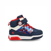 Zapatilla Niño Bubblegummers Spiderman Azul Marino - Rojo