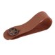 thumbnail image 3 of correa de cuero botón de correa de cuello de gancho para guitarra acústica clásica marrón, 3 of 3