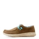 thumbnail image 3 of Zapatos ARIAT Hilo de gamuza color tan con puntera moc y cordones elásticos, 3 of 7