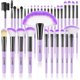 thumbnail image 1 of Set de brochas de maquillaje Vander Professional, 32 unidades, con bolsa, color morado, 1 of 9