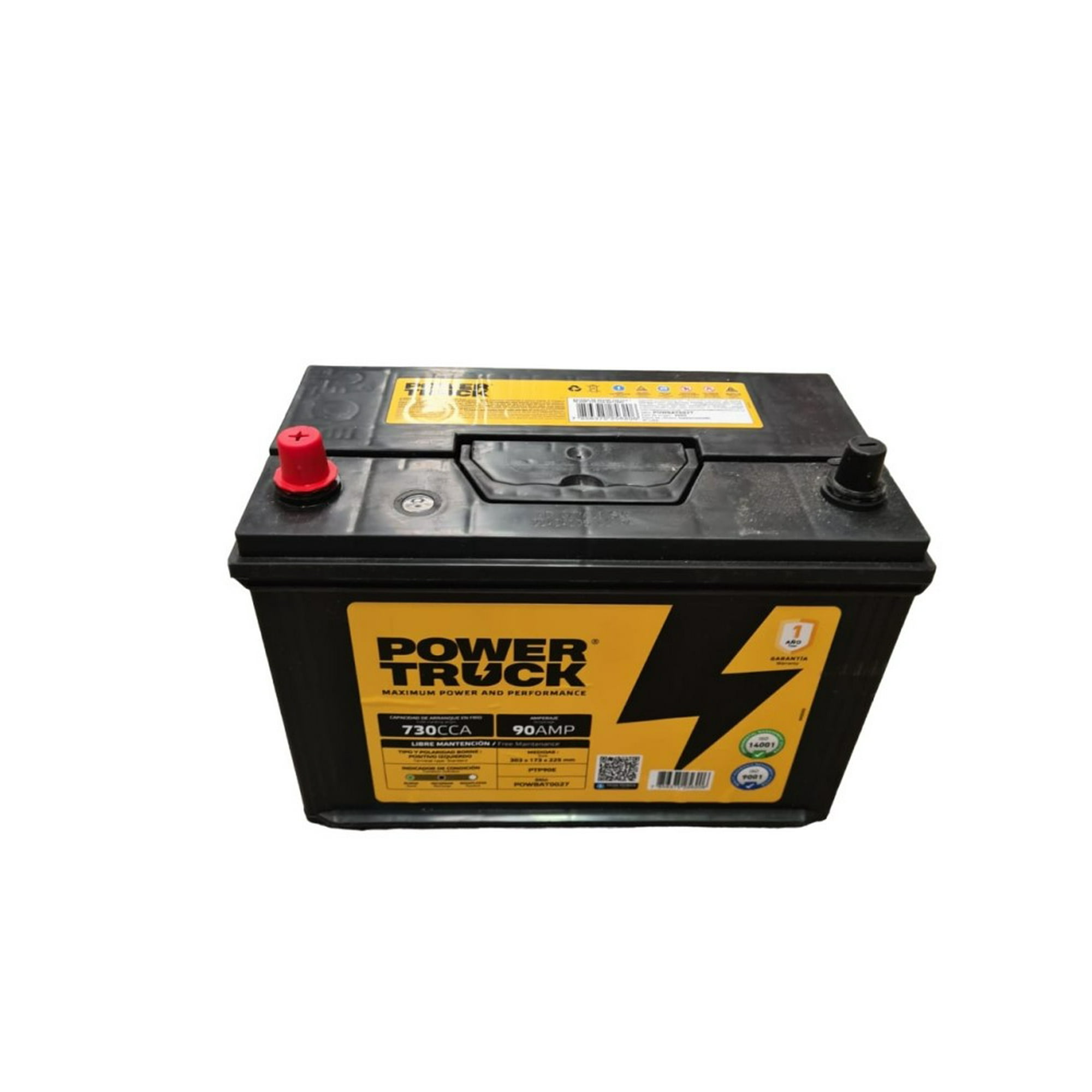 Powertruck - Bateria 90 Amp 730 Cca Borne Estandar