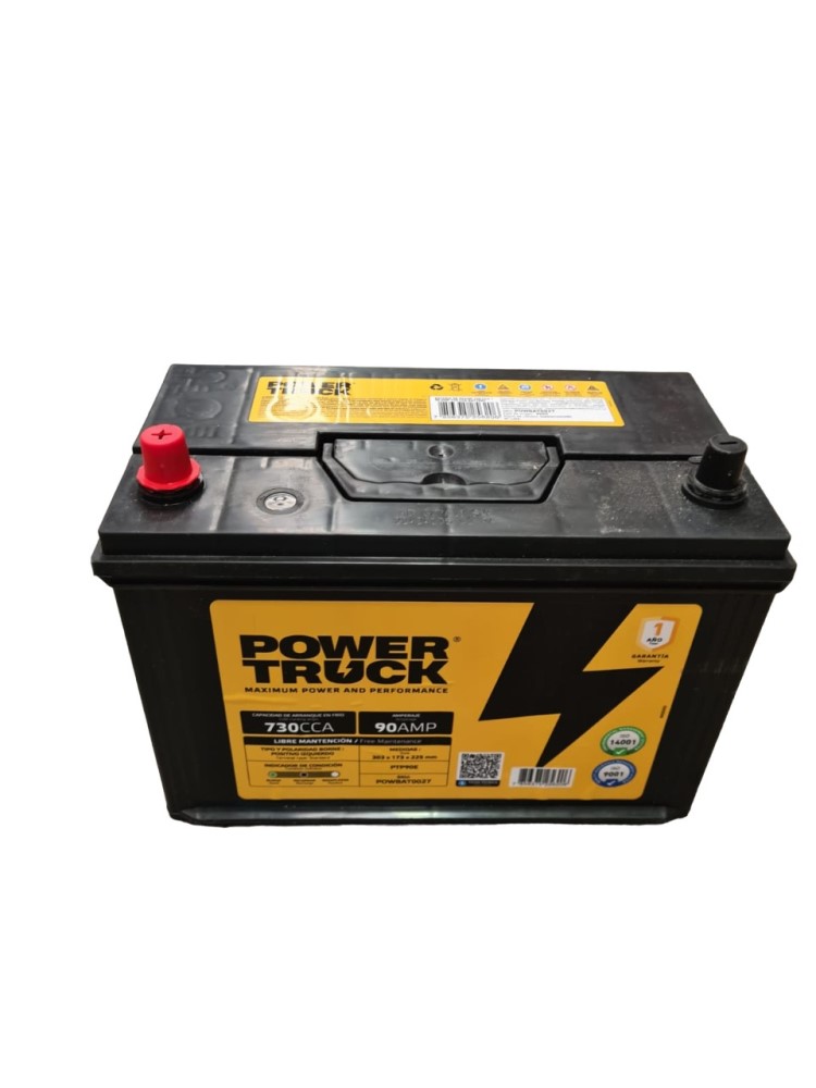 Powertruck - Bateria 90 Amp 730 Cca Borne Estandar