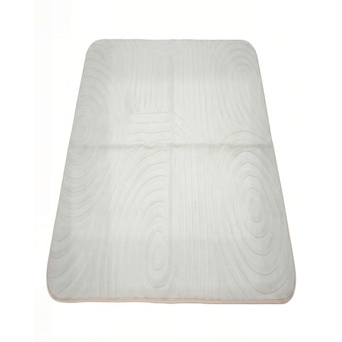 Genérico - Alfombra Decorativa Texturizada 150X200Cm Color Beige 2