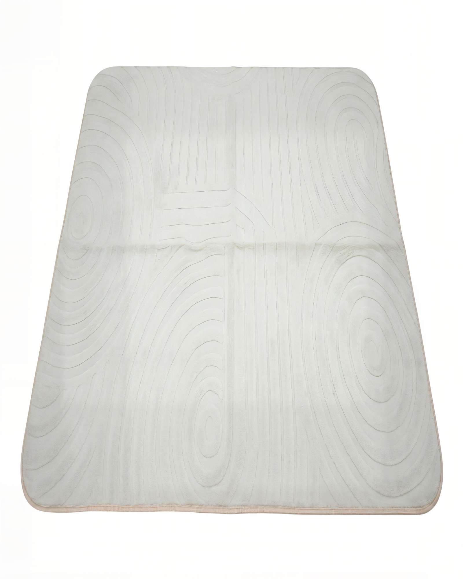 Genérico - Alfombra Decorativa Texturizada 150X200Cm Color Beige 2