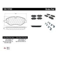 Pastillas Freno Para Auto Posiquiet 104.13160
