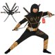thumbnail image 1 of Traje de Ninja Dorado para Niños (talla M) - Set Completo Morph, 1 of 7