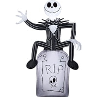 Gemmy - Hinchable Jack Skellington En Tombstone Disney De 107 Cm De Altura