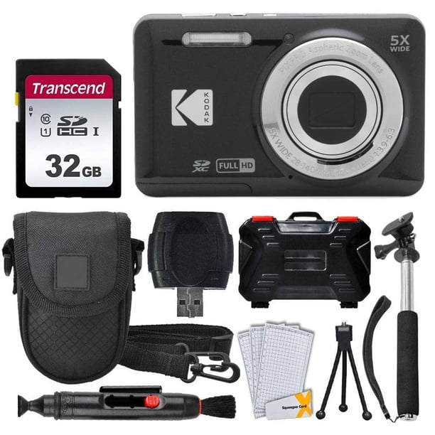 Cámara digital Kodak PIXPRO FZ55 16MP 5x Zoom 32GB Negra | Lider