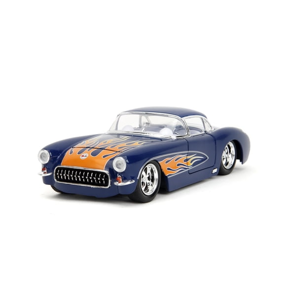 Auto de metal fundido a presión Jada Big Time Muscle 1:24 1957 Chevrolet Corvette