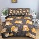 thumbnail image 1 of Cartoon Dogs Shiba Inu Animal Quilt Duvet Cover Set Double Doona Cover3-Piece Bedding Set, 1 of 5