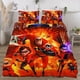 thumbnail image 3 of The Incredibles 3-Piece Bedding Set For Kids Boys Girls Adult Cartoon Warm Cute Fashion Holiday Present Gift Bed Sheets, 3 of 5