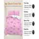 thumbnail image 4 of Cartoo-n Bunn-y 3-Piece Bed- Set Warm- and- Comfort Kawaii Bedd-ing Set C-ute Soft Microfib-er Bedc-loths for -Boys Girls Kids -Twin, 4 of 5