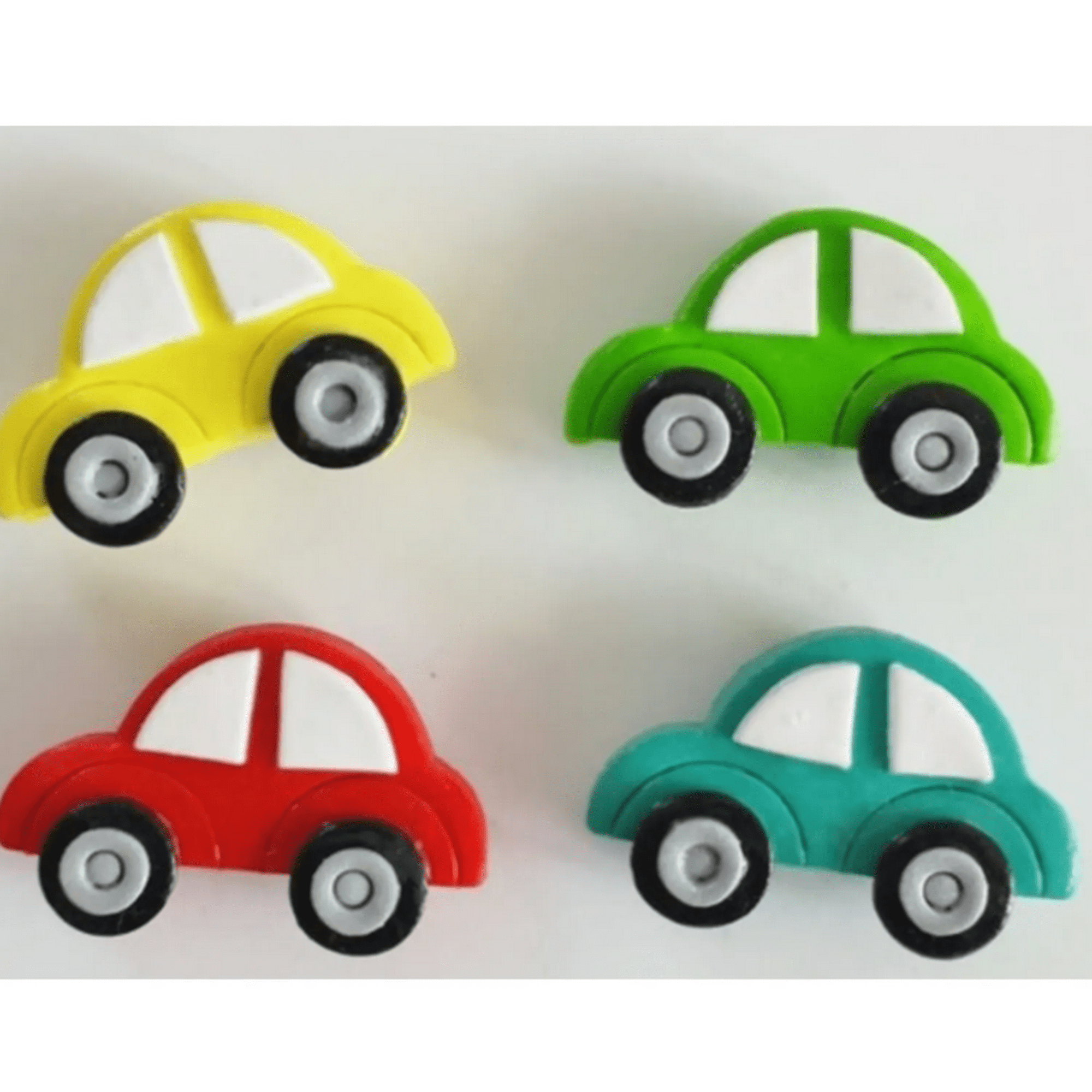 Genérico - Set 4 Juguetes Para Perros En Forma De Auto Silicona