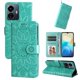 thumbnail image 2 of Funda tipo cartera FOXDOCK para Vivo Y77 5G , diseño girasol en relieve, cuero PU, cierre magnético, soporte y tarjetero, 2 of 5