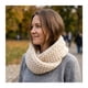 thumbnail image 1 of Bufanda Cuello Estilo Punto Inglés Lana Invierno Abrigado, 1 of 5