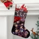 thumbnail image 2 of Dream SMP Tema: Calcetines de Navidad, fino lino blanco para colgar en escaleras y chimenea, decoración navideña para el hogar, regalo de Navidad. 45cm × 32cm, 2 of 5