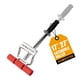thumbnail image 1 of Rodillo extensible para suelos POWERTEC 43‑69 cm 7,5 cm, 1 of 8