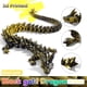 thumbnail image 4 of Figura TXB3DOK 80 cm Dragón 3D Articulado (Negro y Dorado), 4 of 7