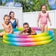 thumbnail image 1 of Piscina Infantil Inflable INTEX 3 Anillos Arcoíris 147 x 33 cm, 275L, 1 of 2