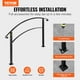 thumbnail image 3 of Escalera metálica Outdoor Steps VEVOR Black Arch #1, 3 of 3