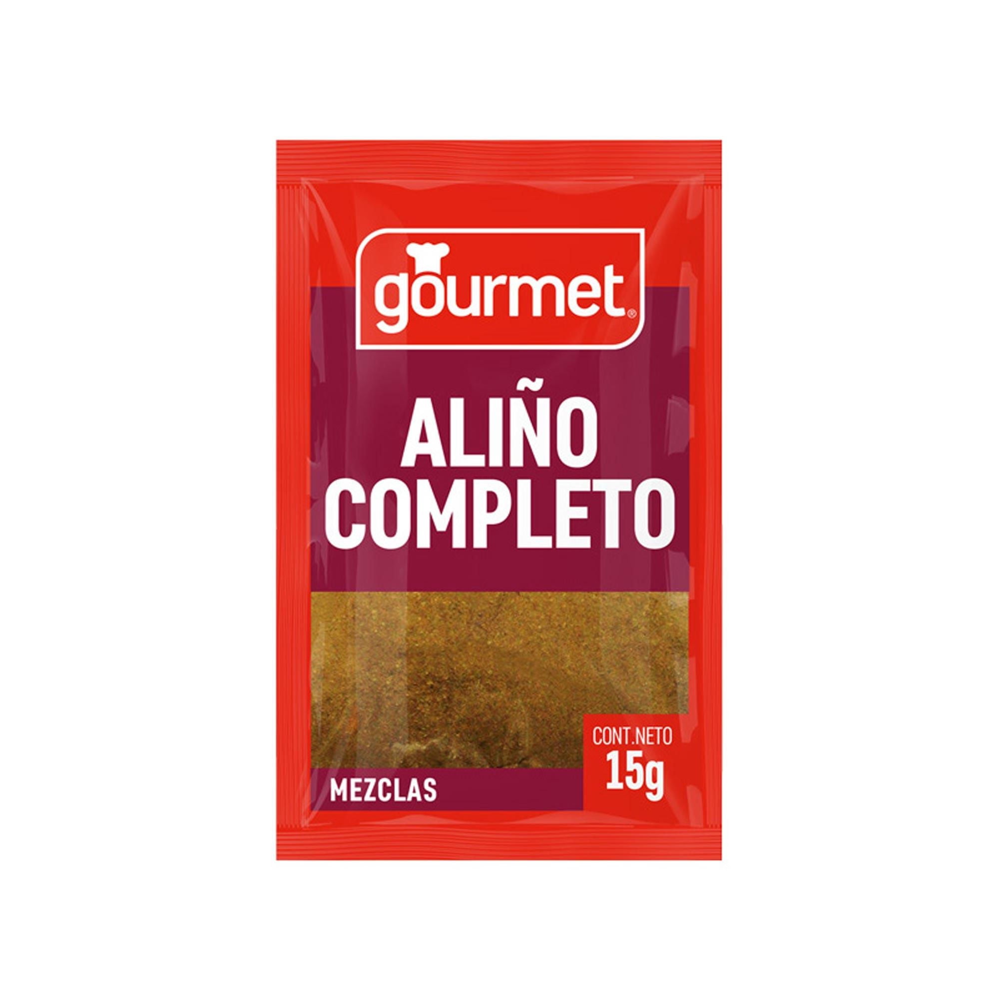 Aliño Completo Bolsa 15 g Gourmet