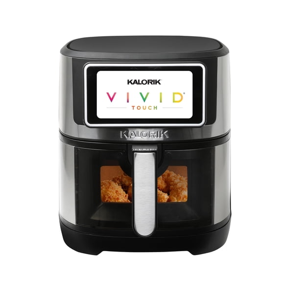 Freidora Kalorik VIVID TOUCH Series 5L 1500W de acero inoxidable