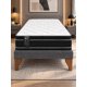 thumbnail image 1 of Base de Cama de 1 Plazas + Colchon Mery Desing 2 Pilow - Gris Claro, 1 of 6