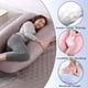 thumbnail image 3 of Almohada para embarazadas, almohada en forma de U desmontable y lavable, cojín grande, almohada de cintura, 3 of 5