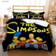 thumbnail image 1 of v1007 Bed Sheets Anime The Simpsons Duvet Cover,Bart Simpson Bedding Set,WooHoo Simpsons Quilt Covers Pillowcases Bedroom for Children Adolescent 3-Piece Bedding Set (1 Duvet Cover + 2 Pillow Shams) B, 1 of 5