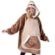 thumbnail image 1 of Sudadera con capucha para llevar, con capucha, para reírse, para Sherpa, Cozy Sloth, 1 of 7