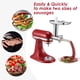 thumbnail image 2 of Accesorios para molinillos de alimentos KITOART para batidoras KitchenAid, 2 of 7