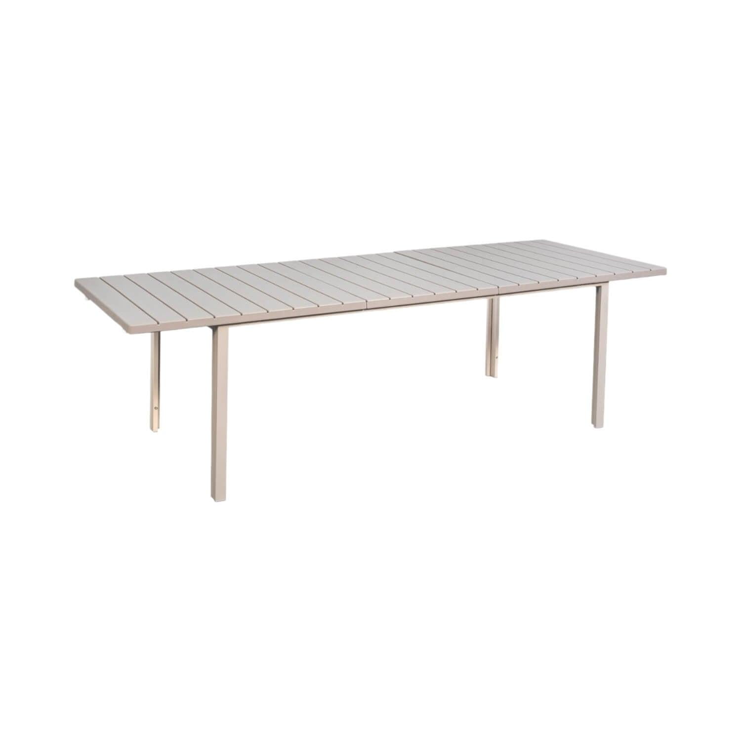 Northwest - Mesa Terraza Extendible Impermeable 90x180-240cm Beige Tamaño Único