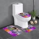 thumbnail image 1 of Dreamworks Home Juego de 3 alfombras de baño de coral fleece: tapete de baño + alfombra de inodoro en forma de U + funda de tapa de inodoro en forma de O, 1 of 6