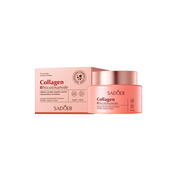 Crema Facial Colágeno Anti-edad Reafirmante-Perlas Hidratación y Firmeza