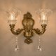 thumbnail image 1 of Aplique de pared MIXL 36 cm dorado 2 luces 3000 K 110‑120 V, 1 of 9