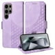 thumbnail image 3 of Carcasa FOXDOCK Samsung Galaxy S24 Ultra de cuero PU, diseño acolchado clásico, protección contra caídas y rayones, 3 of 5
