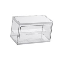Magideal - Vitrina De Juguete Modelo Transparente, Vitrina, Soporte, Gabinete, Organizador, A Prueba De Polvo Para Figuras De Acción, Vehículos De Juguete, Jugue Pequeño 1 Nivel